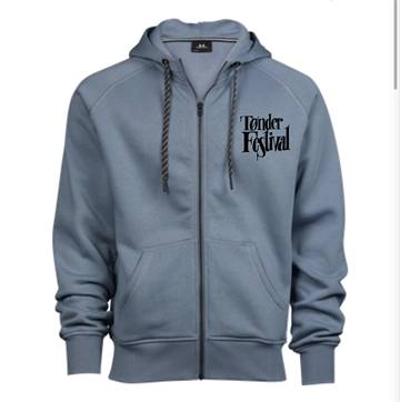 Tønder Festival Zip Hoodie - Blå